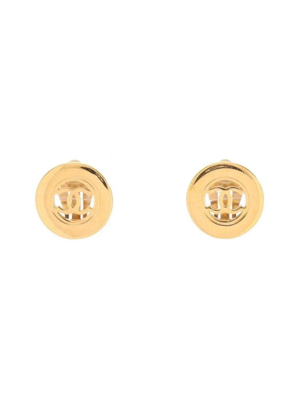Chanel Earrings CC Logo Circle